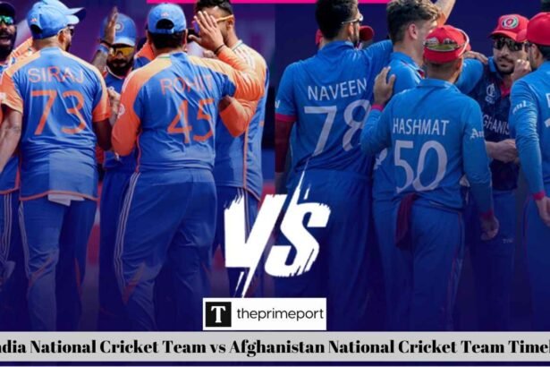 India National Cricket Team vs Afghanistan National Cricket Team Timeline