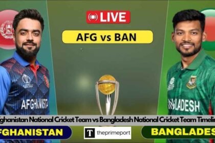 Afghanistan National Cricket Team vs Bangladesh National Cricket Team Timeline